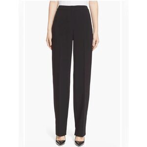 St. John Caviar Diana Straight Leg pants in black
